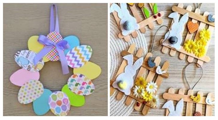 Easter wreath and gates