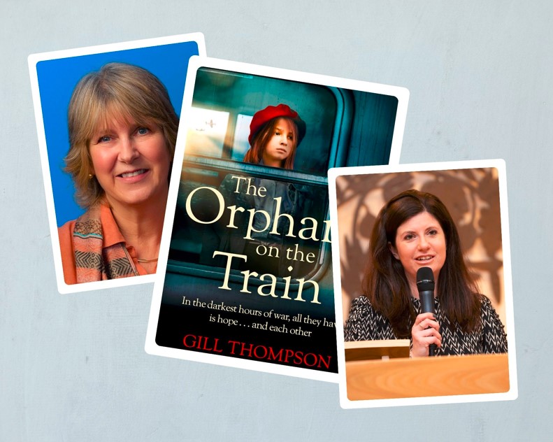 Book cover image with photos of discussion panel