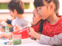 Children painting