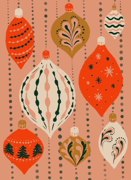 Abstract images of baubles