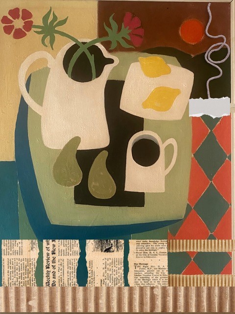 Abstract still life painting