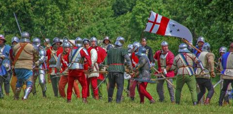 Reenactment of the Battle of Barnet