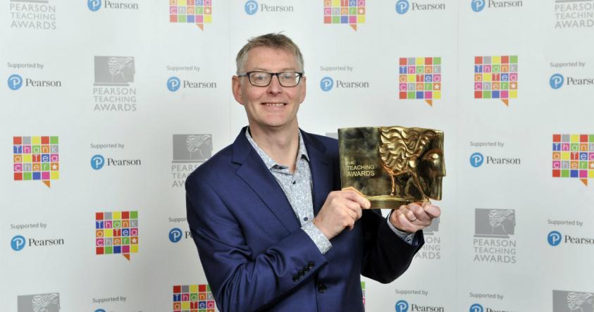 image of Chris Flathers, headteacher of the year