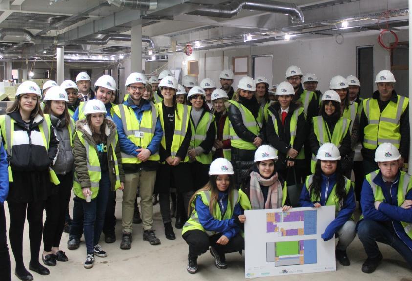 Young people visit the Youth Zone