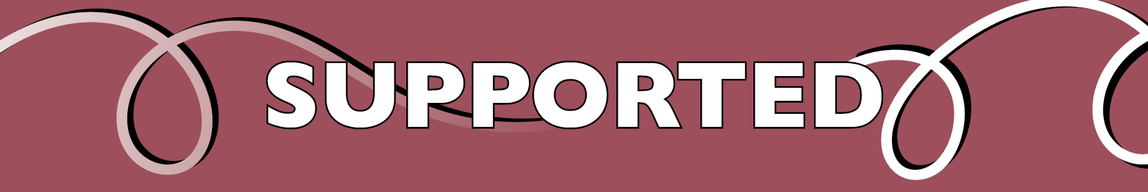 Supported logo banner 